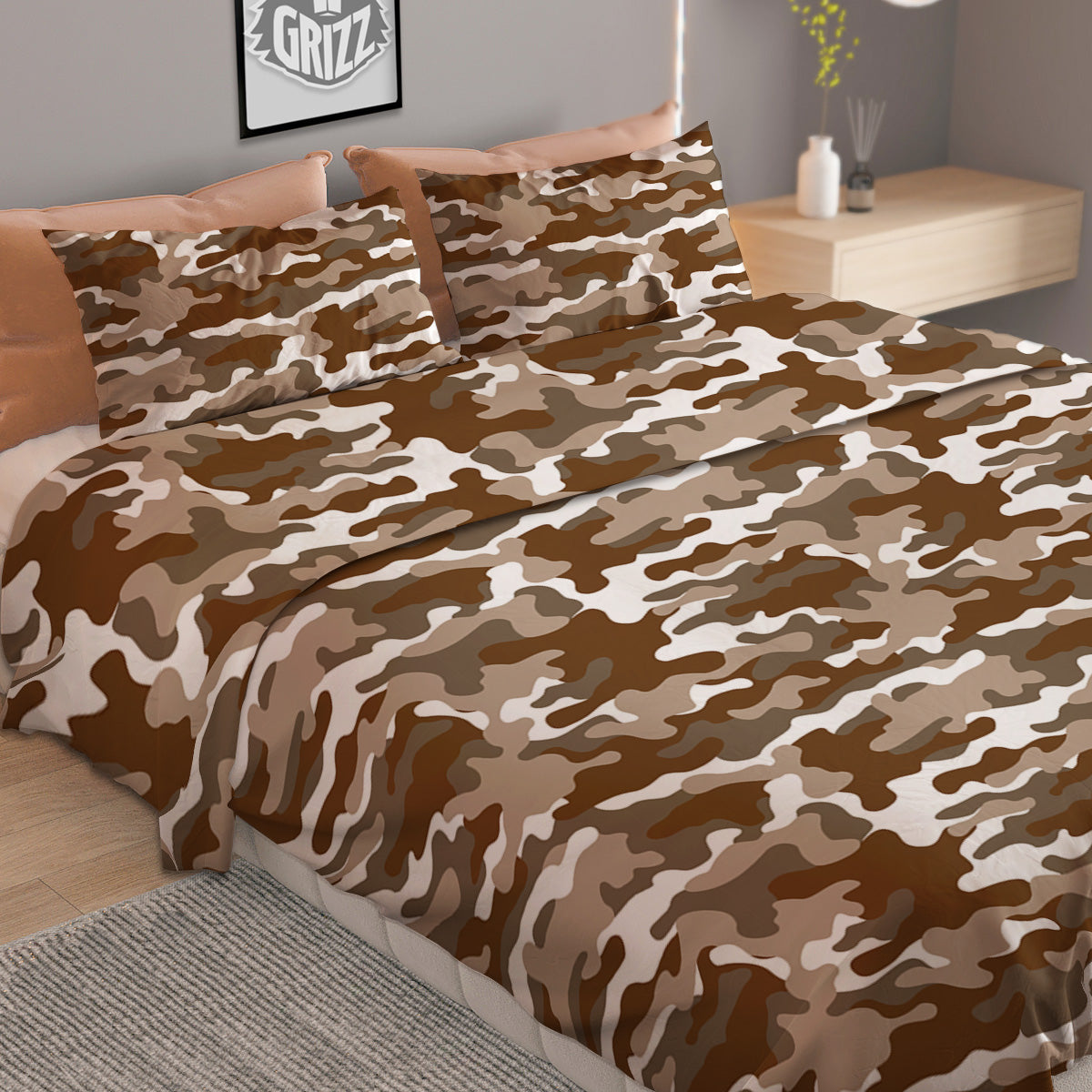 Chevron Halloween Print Pattern Duvet Cover Bedding Set