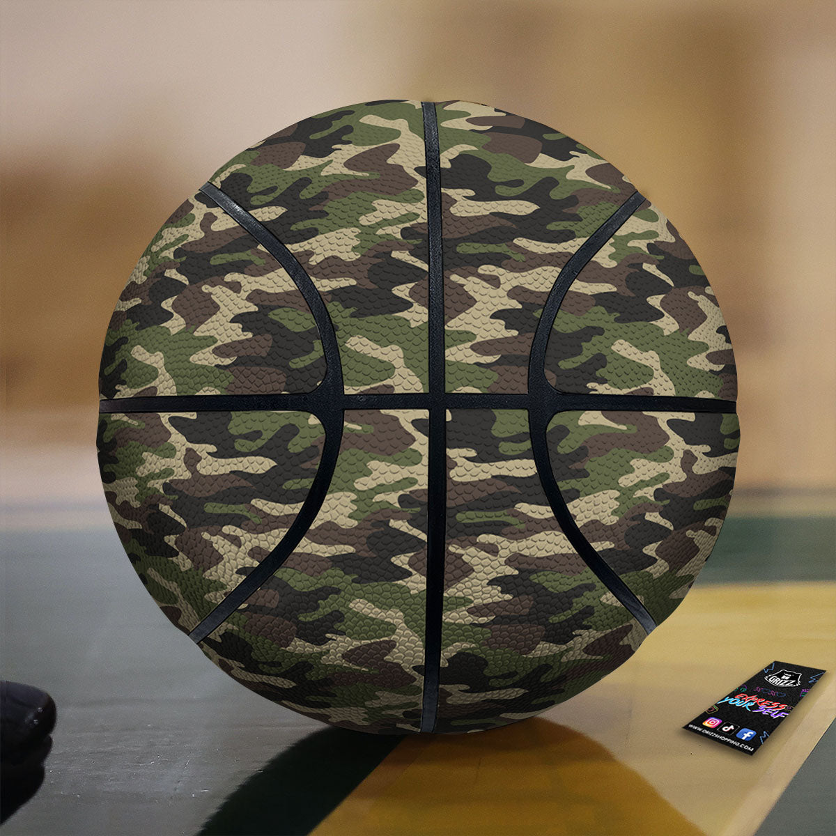 Buffalo Plaid Hot Pink Print Basketball