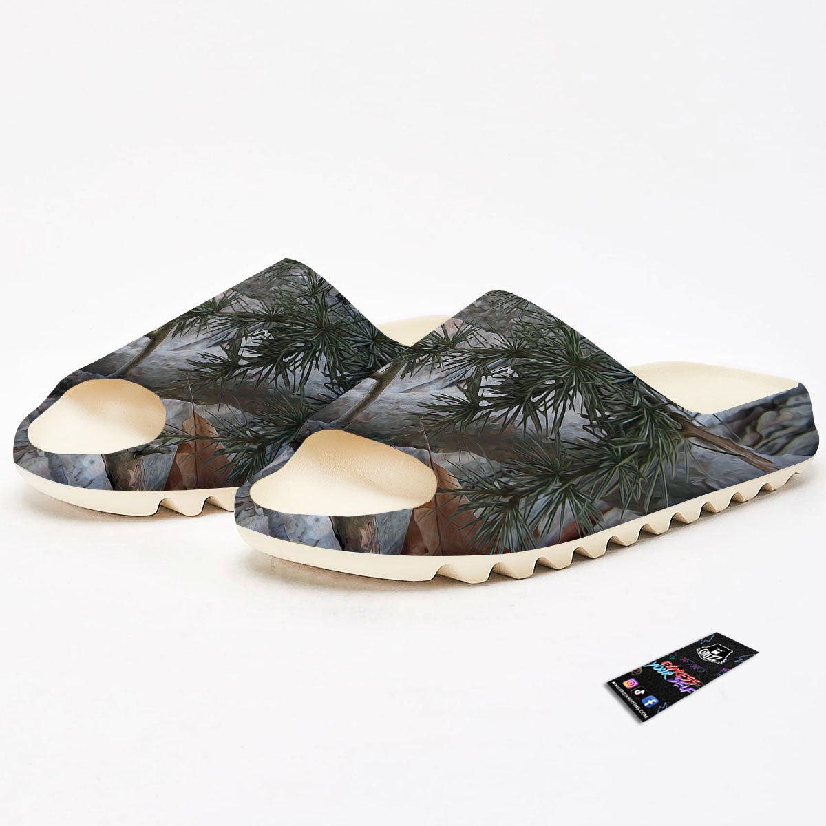 Camouflage Hunting Print Pattern Sandals-grizzshop