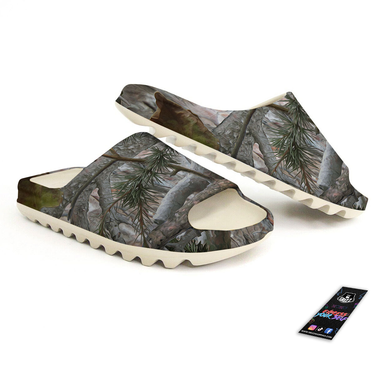 Camouflage Hunting Print Pattern Sandals-grizzshop