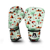 Camper Pattern Print Boxing Gloves-grizzshop