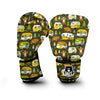 Camper Van Print Pattern Boxing Gloves-grizzshop