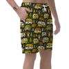 Camper Van Print Pattern Men's Shorts-grizzshop