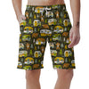 Camper Van Print Pattern Men's Shorts-grizzshop