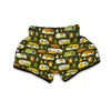 Camper Van Print Pattern Muay Thai Boxing Shorts-grizzshop