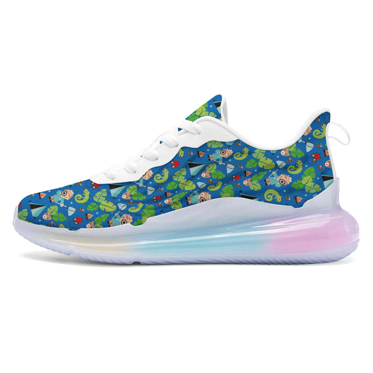 Camping Cute Print Pattern Running Sneakers-grizzshop