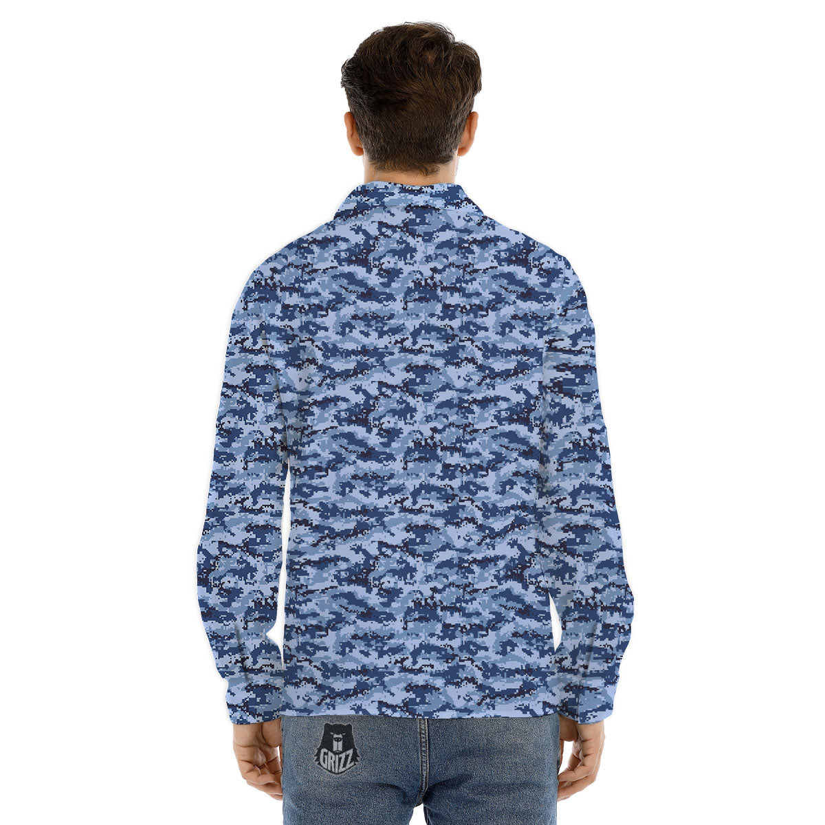 Camping Lantern Vintage Print Pattern Men's Dress Shirts-grizzshop