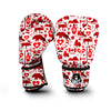 Canada Love Pattern Print Boxing Gloves-grizzshop