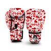 Canada Love Pattern Print Boxing Gloves-grizzshop