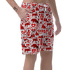 Canada Love Pattern Print Men's Shorts-grizzshop