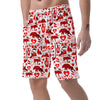 Canada Love Pattern Print Men's Shorts-grizzshop