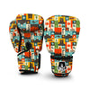 Canada Pattern Print Boxing Gloves-grizzshop