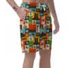 Canada Pattern Print Men's Shorts-grizzshop