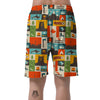 Canada Pattern Print Men's Shorts-grizzshop