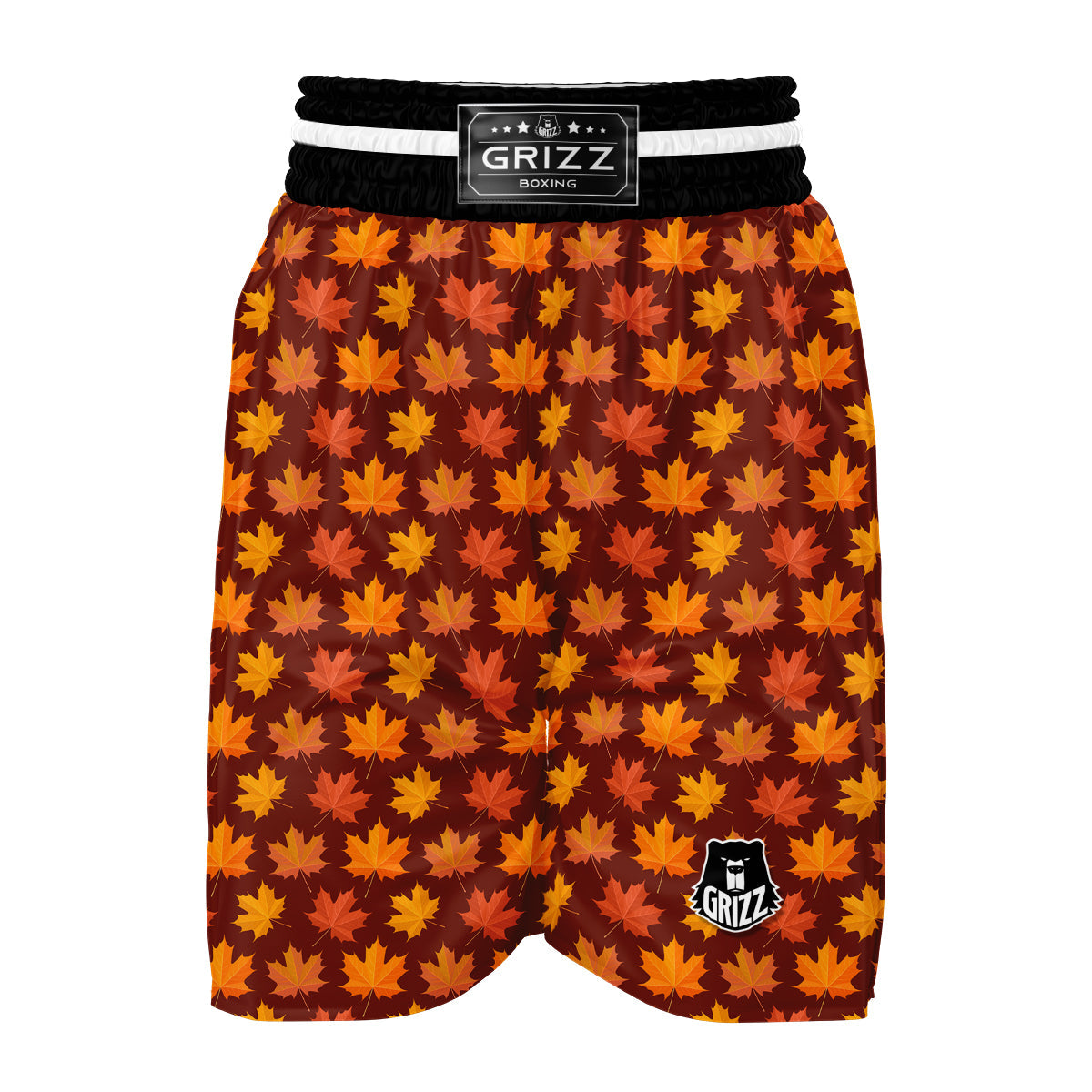 Canada Print Pattern Boxing Shorts-grizzshop