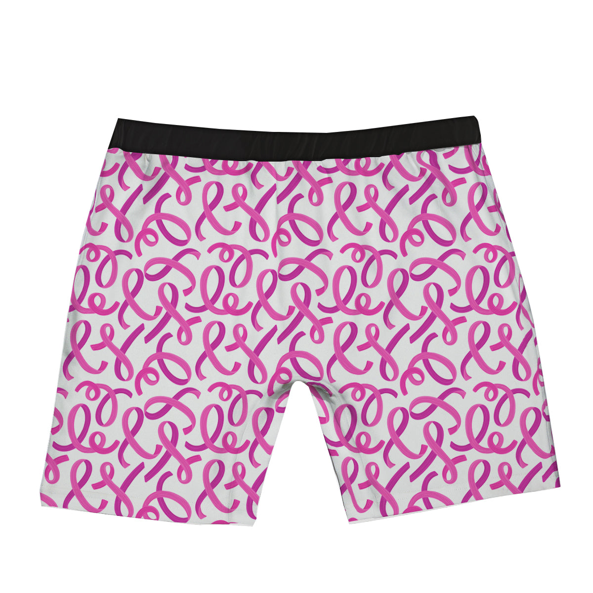Cancer Awareness Print Pattern Boxer Briefs-grizzshop