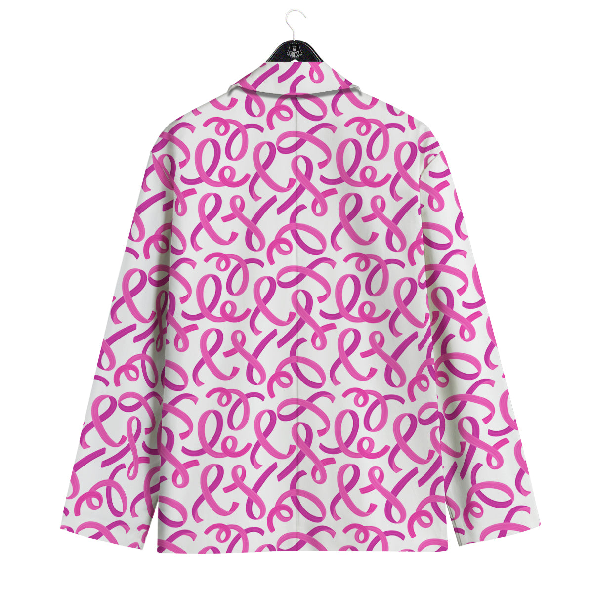 Cancer Awareness Print Pattern Men's Sport Coat-grizzshop