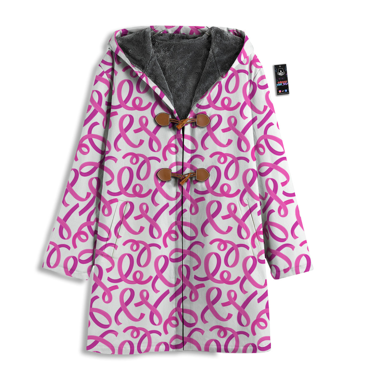 Cancer Awareness Print Pattern Men's Windbreaker Jacket-grizzshop