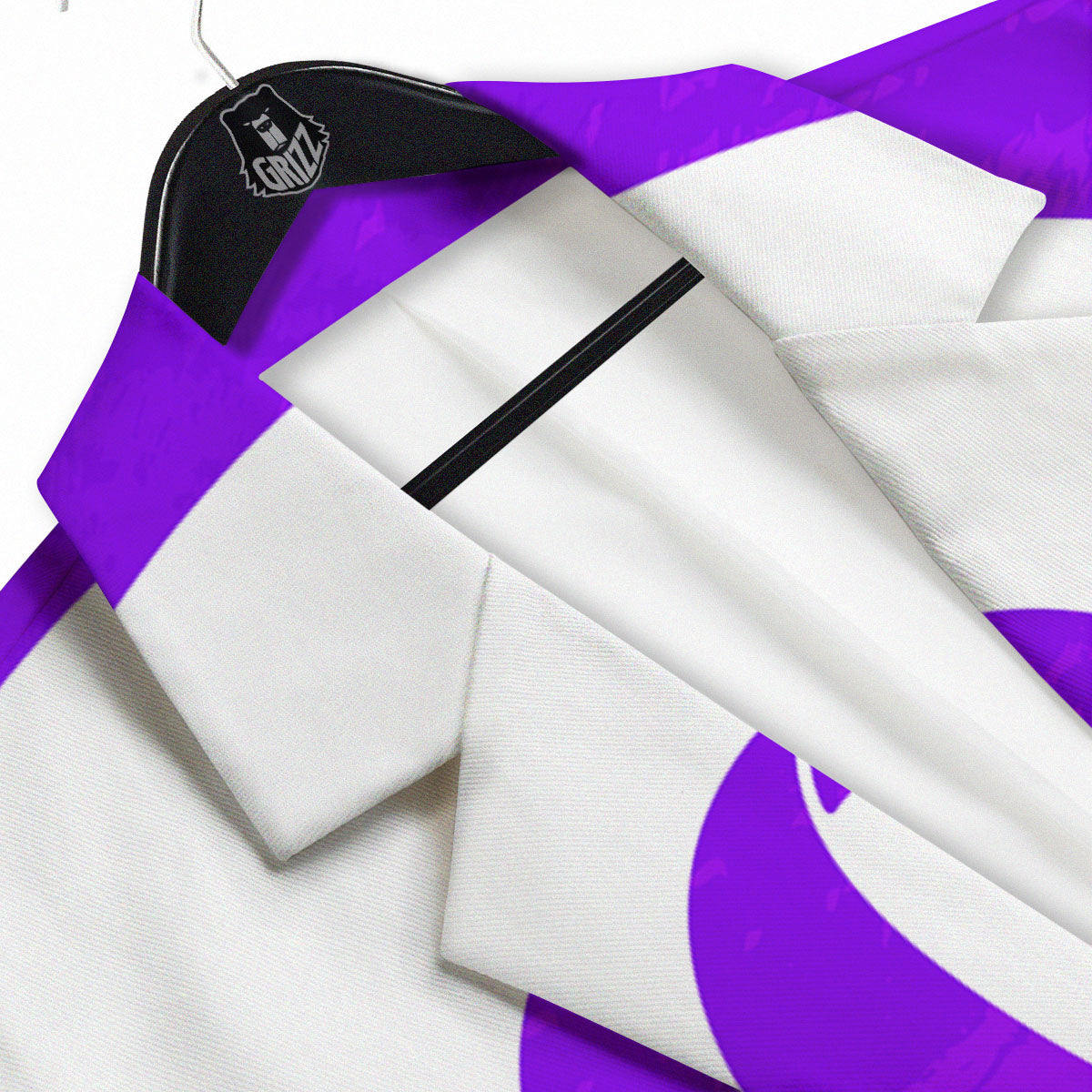 Cancer Awareness Ribbon Purple Print Men's Sport Coat-grizzshop