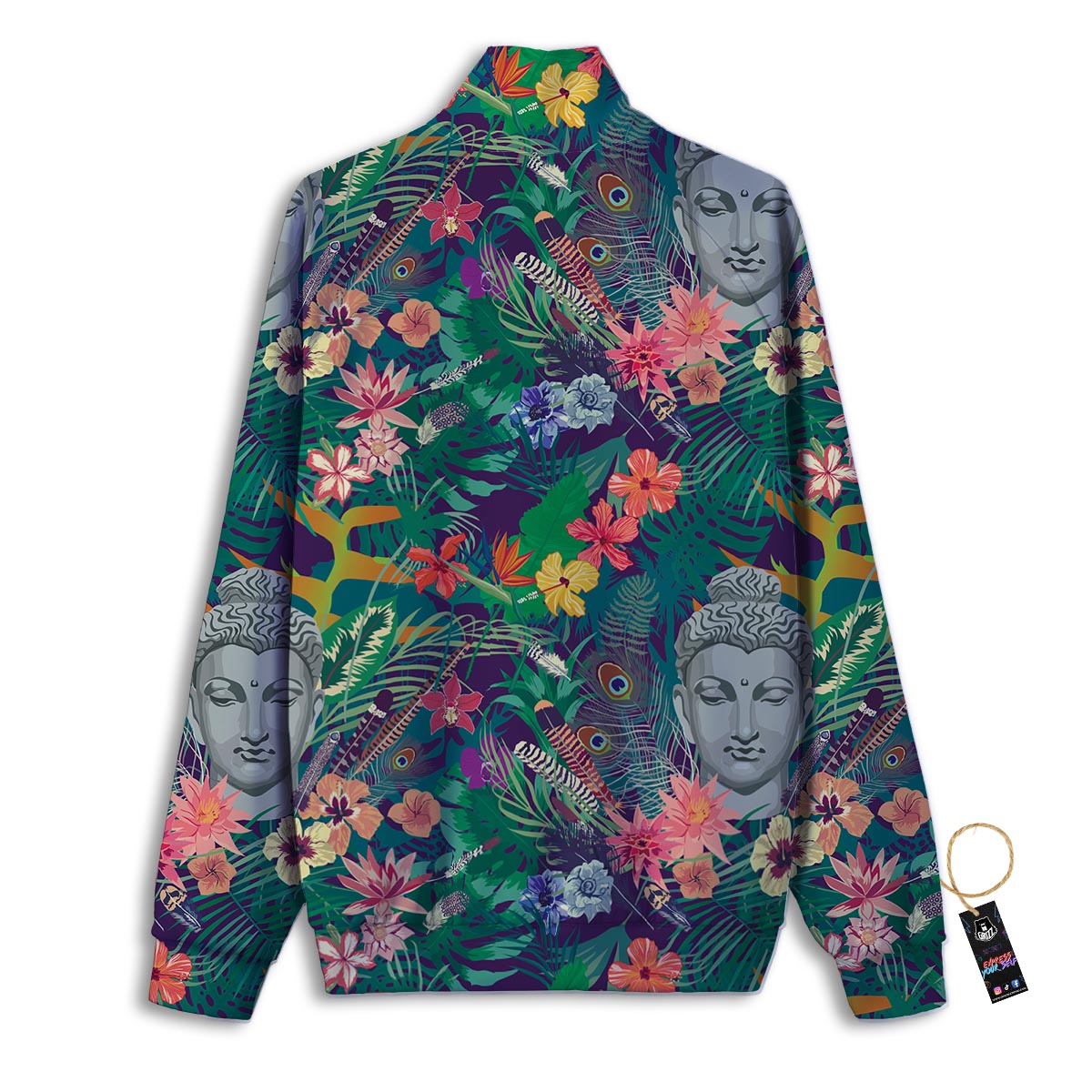 Cancer Awareness Ribbon Purple Print Track Jacket-grizzshop