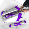 Cancer Awareness Ribbon Purple Print Umbrella-grizzshop