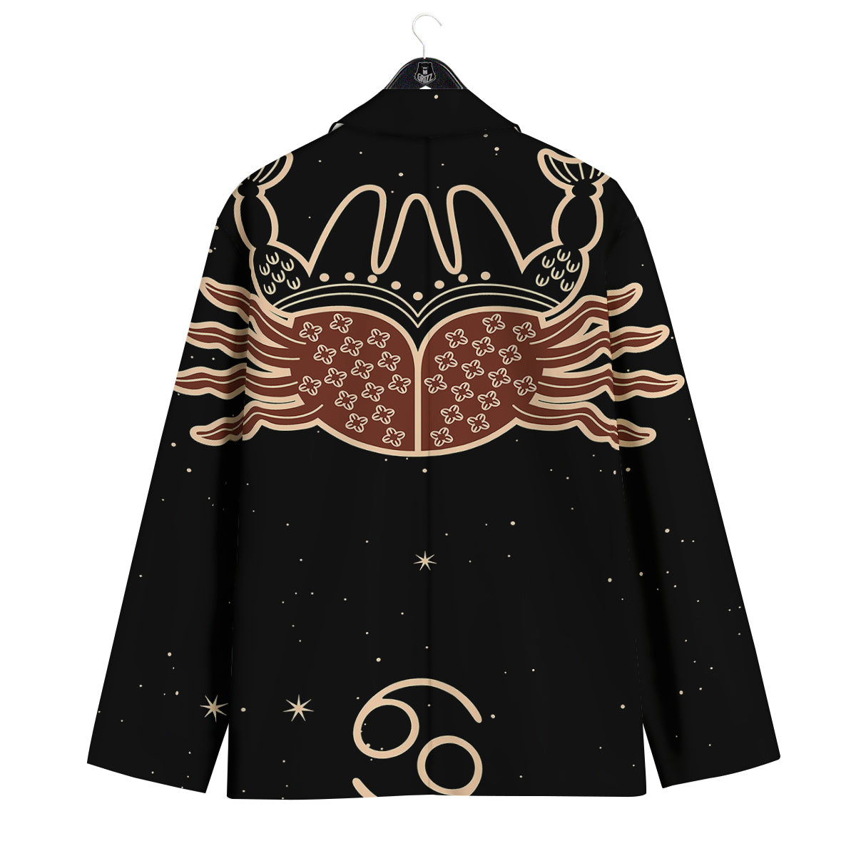 Cancer Constellation Print Men's Sport Coat-grizzshop