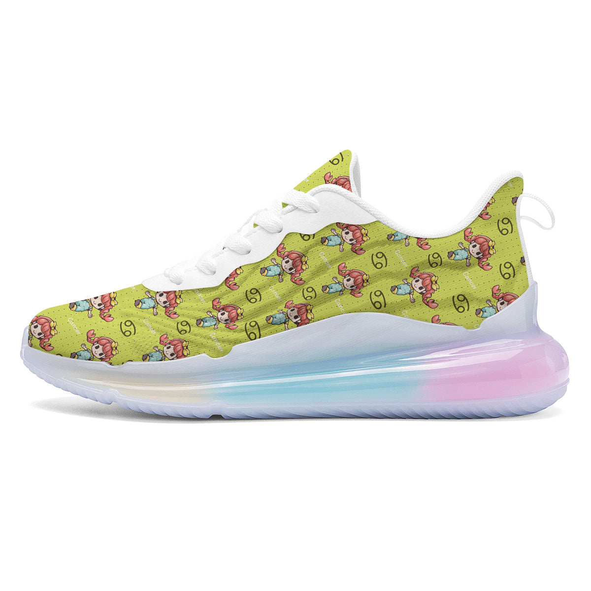 Cancer Cute Cartoon Print Pattern Running Sneakers-grizzshop