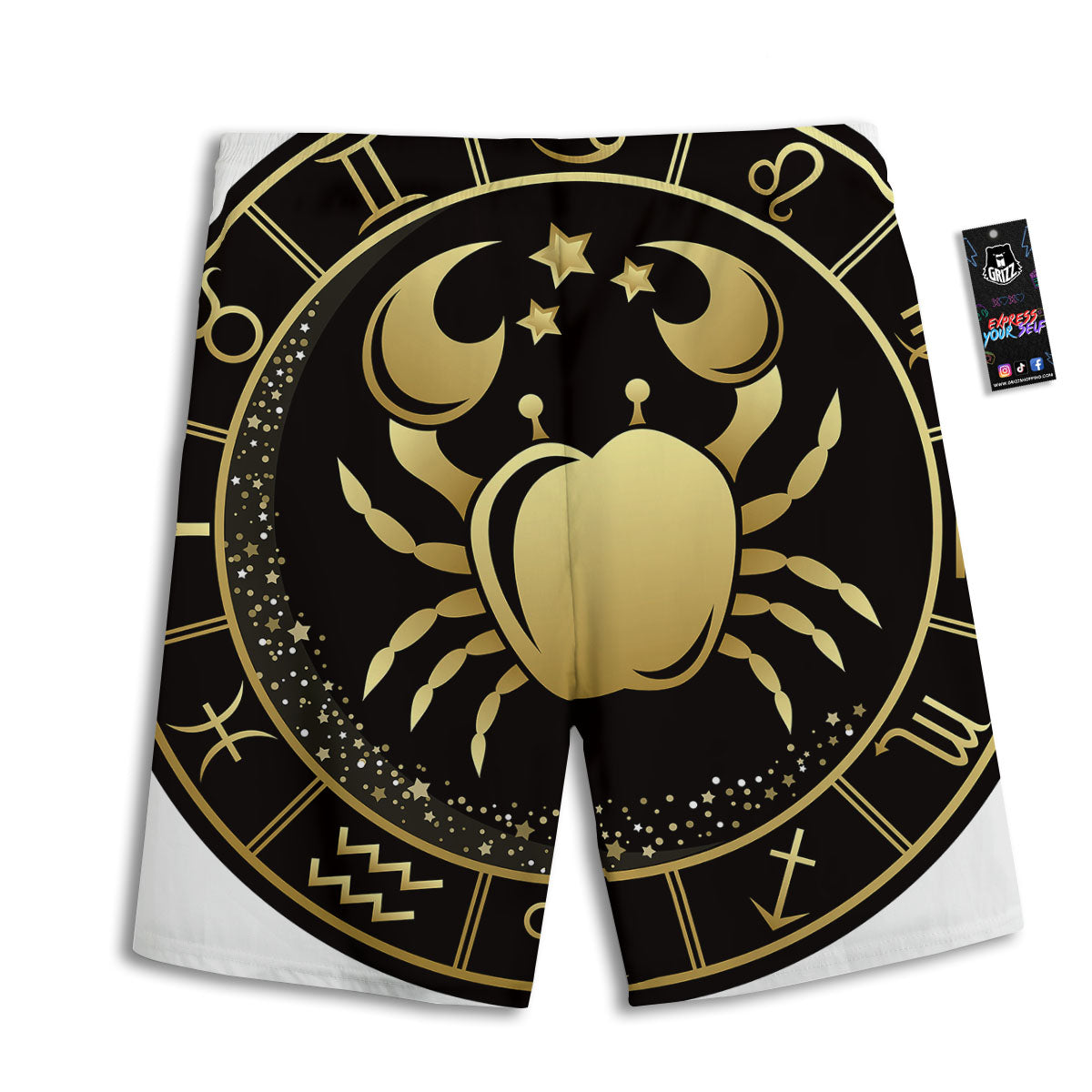 Butterflies Monarch Orange Print Pattern Men's Athletic Shorts