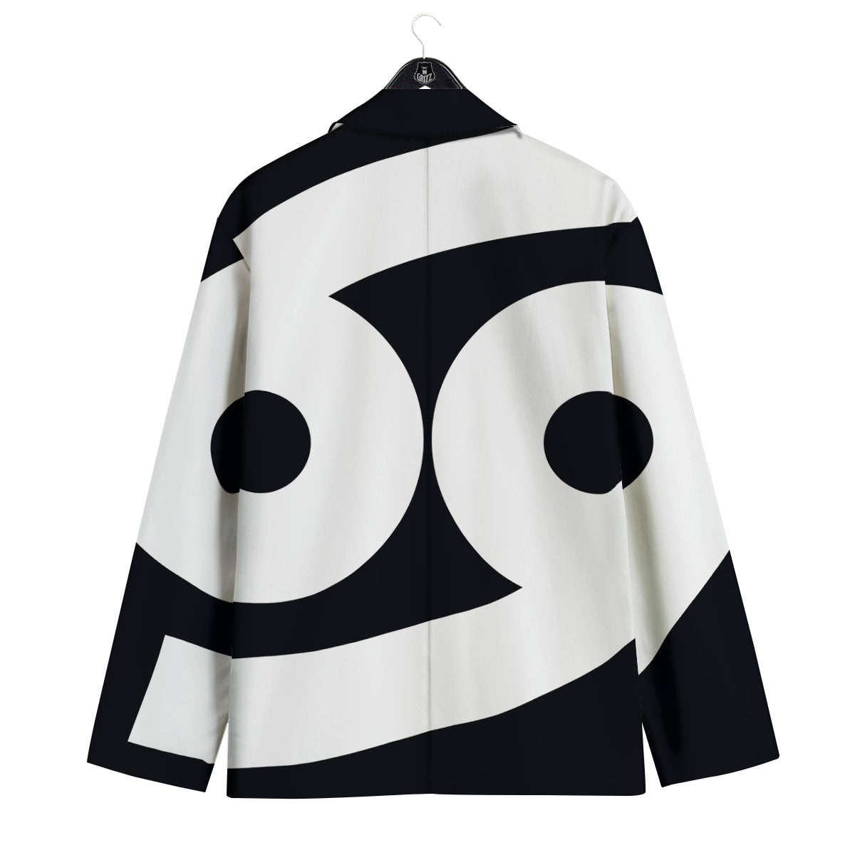 Cancer Sign White And Black Print Men's Sport Coat-grizzshop