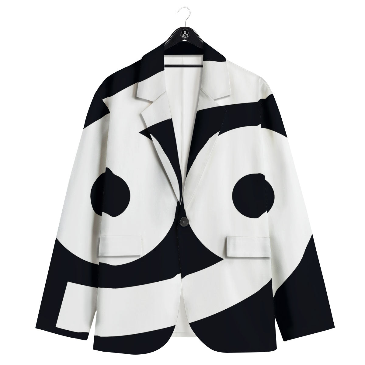 Cancer Sign White And Black Print Men's Sport Coat-grizzshop