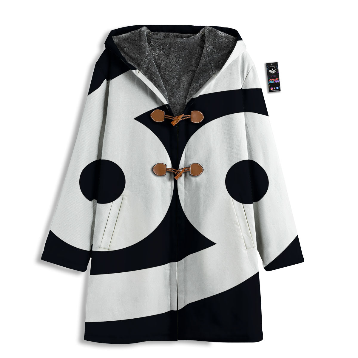 Cancer Sign White And Black Print Men's Windbreaker Jacket-grizzshop