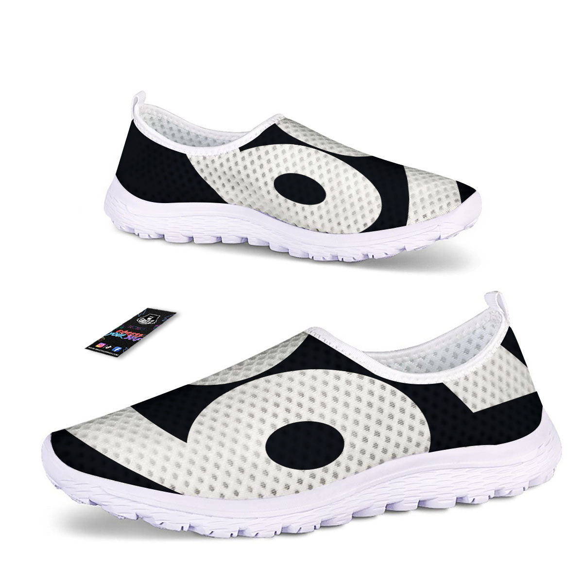 Cancer Sign White And Black Print Nurse Shoes-grizzshop
