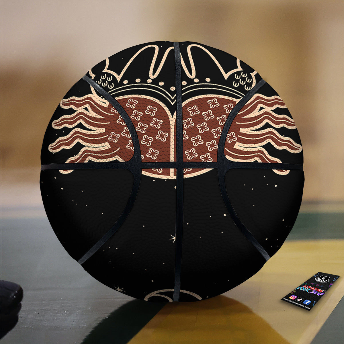 Cancer Constellation Print Basketball