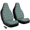 Candle Vintage Print Pattern Car Seat Covers-grizzshop