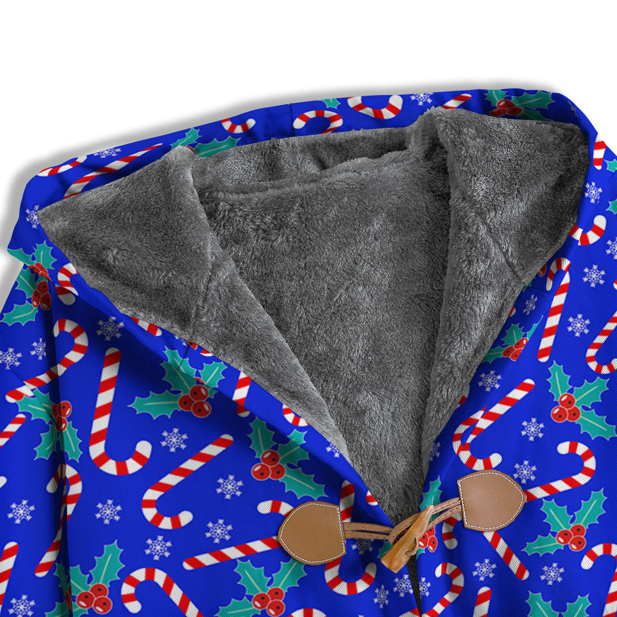 Candy And Christmas Berry Print Pattern Men's Windbreaker Jacket-grizzshop