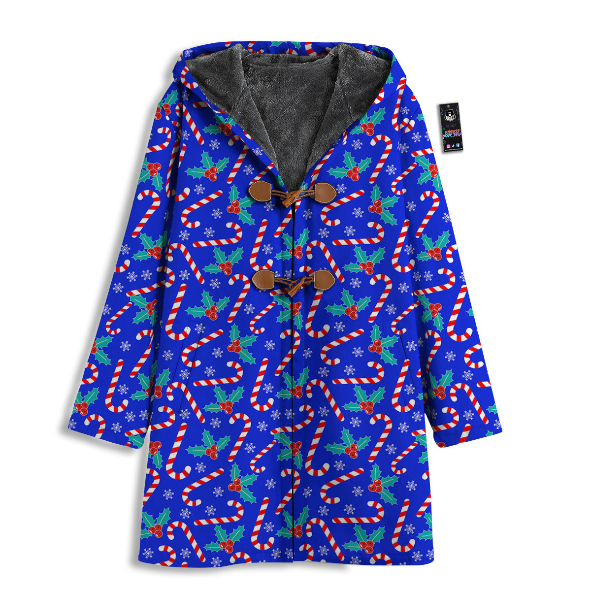 Candy And Christmas Berry Print Pattern Men's Windbreaker Jacket-grizzshop