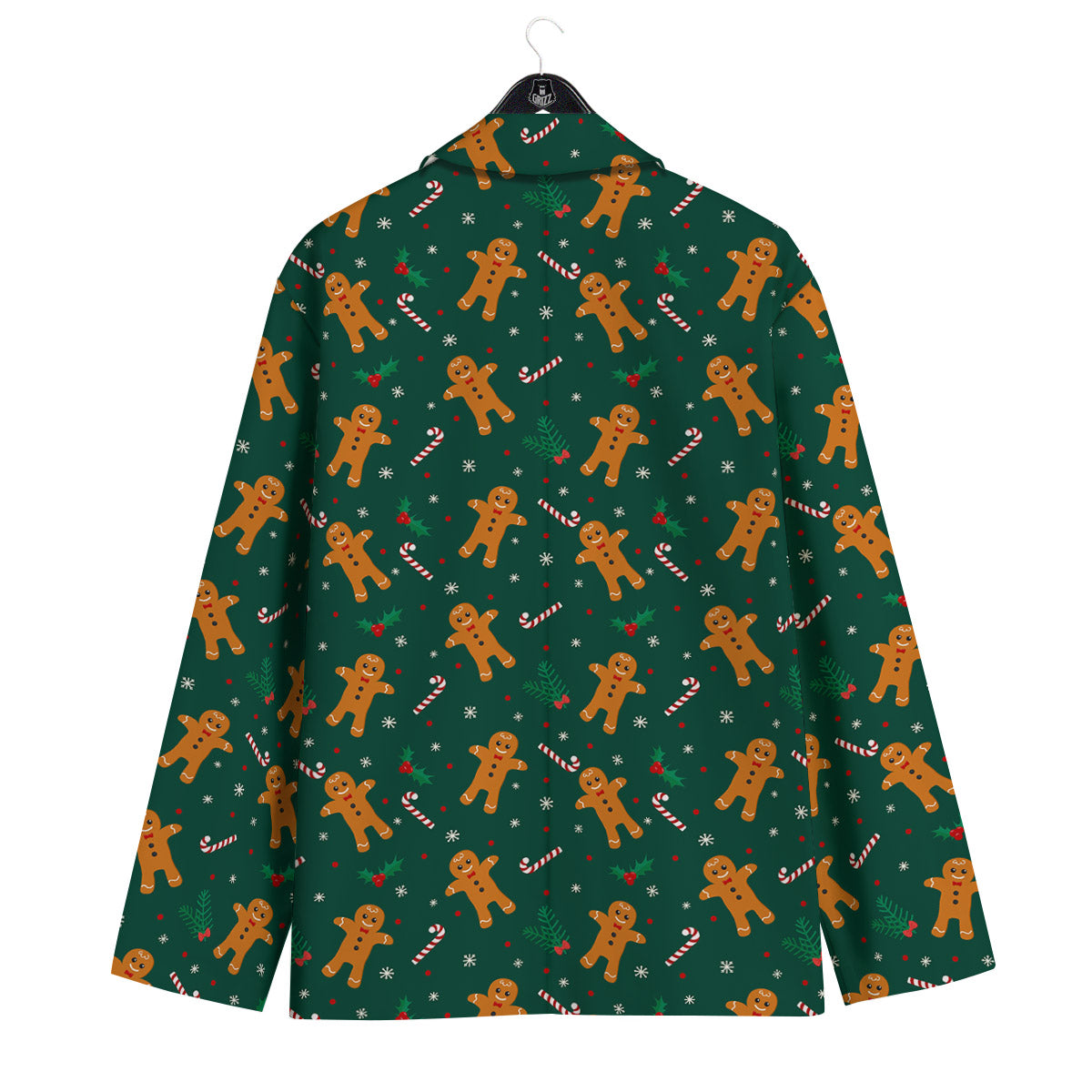 Candy And Christmas Cookie Print Pattern Men's Sport Coat-grizzshop