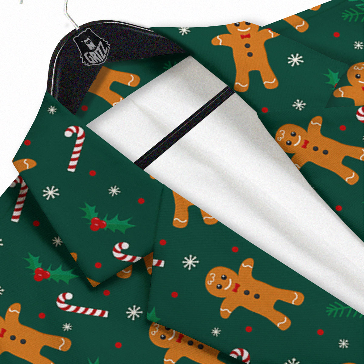 Candy And Christmas Cookie Print Pattern Men's Sport Coat-grizzshop
