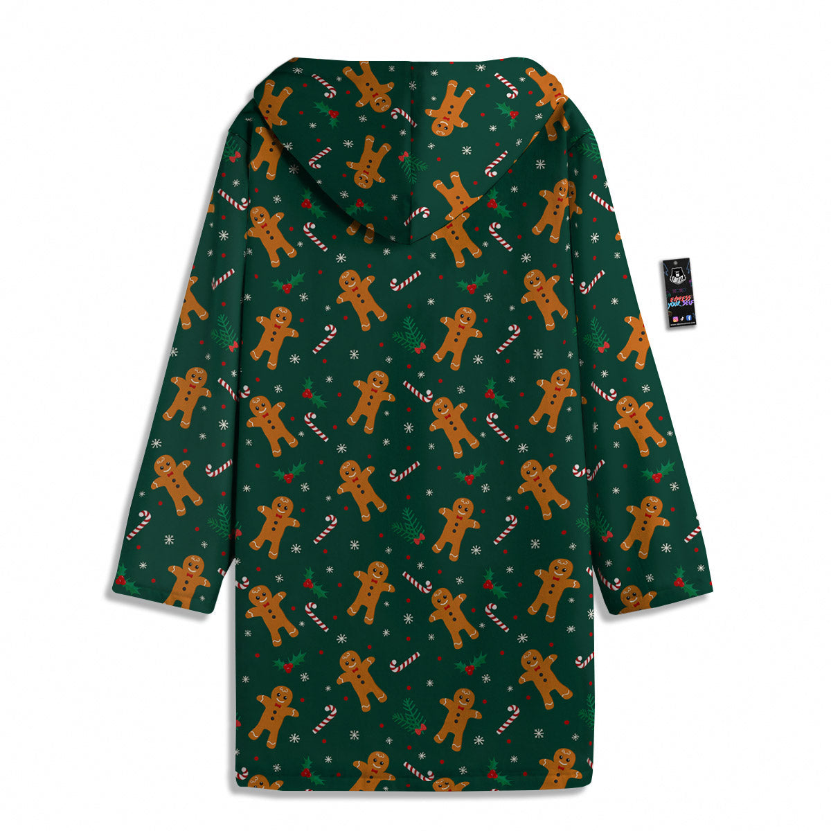 Candy And Christmas Cookie Print Pattern Men's Windbreaker Jacket-grizzshop