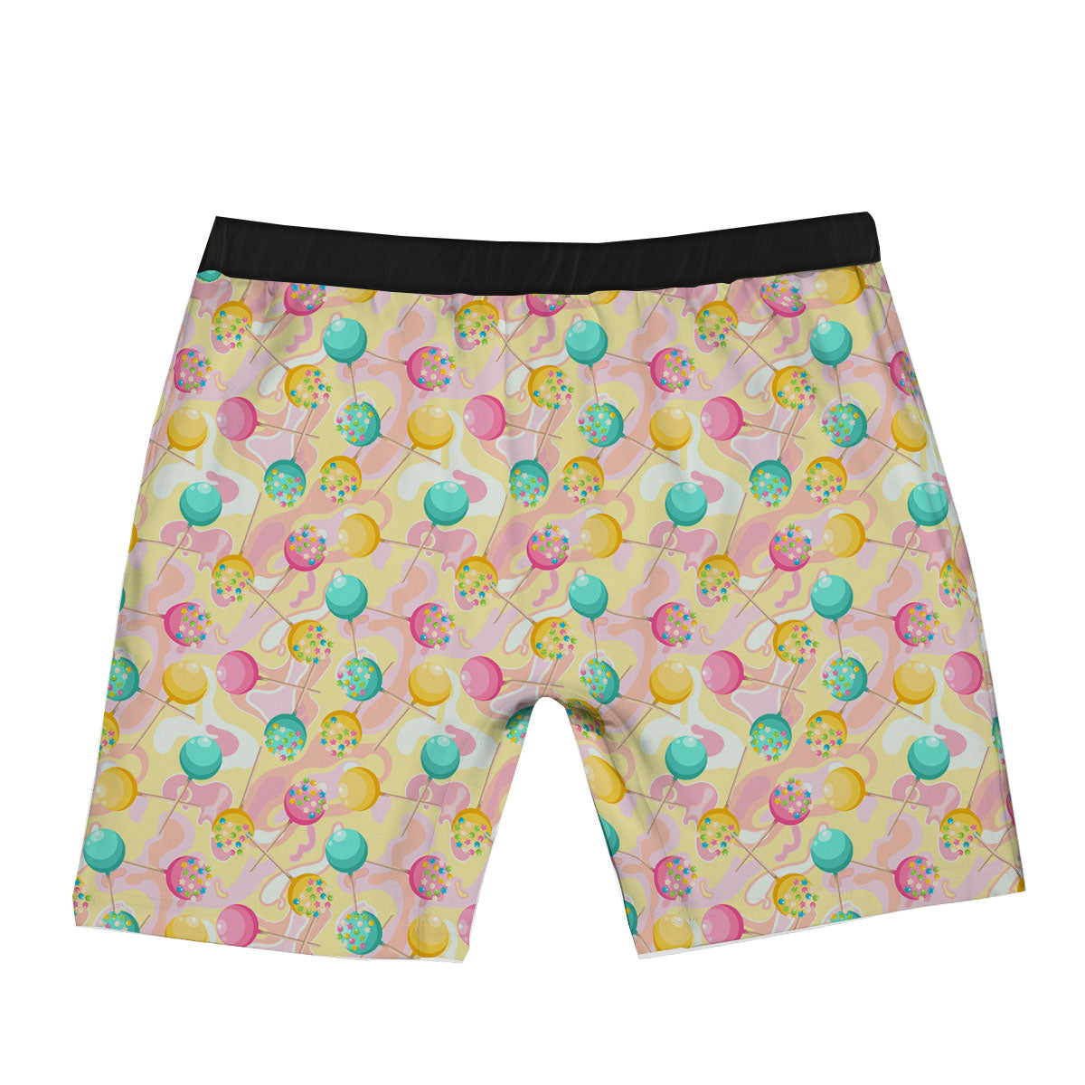Candy And Colorful Lollipop Print Boxer Briefs-grizzshop