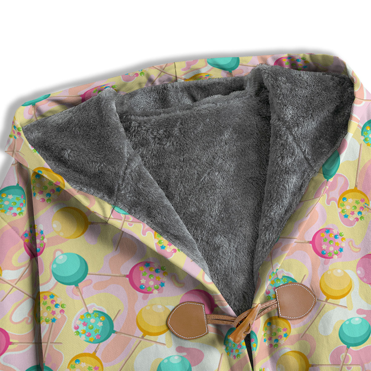 Candy And Colorful Lollipop Print Men's Windbreaker Jacket-grizzshop
