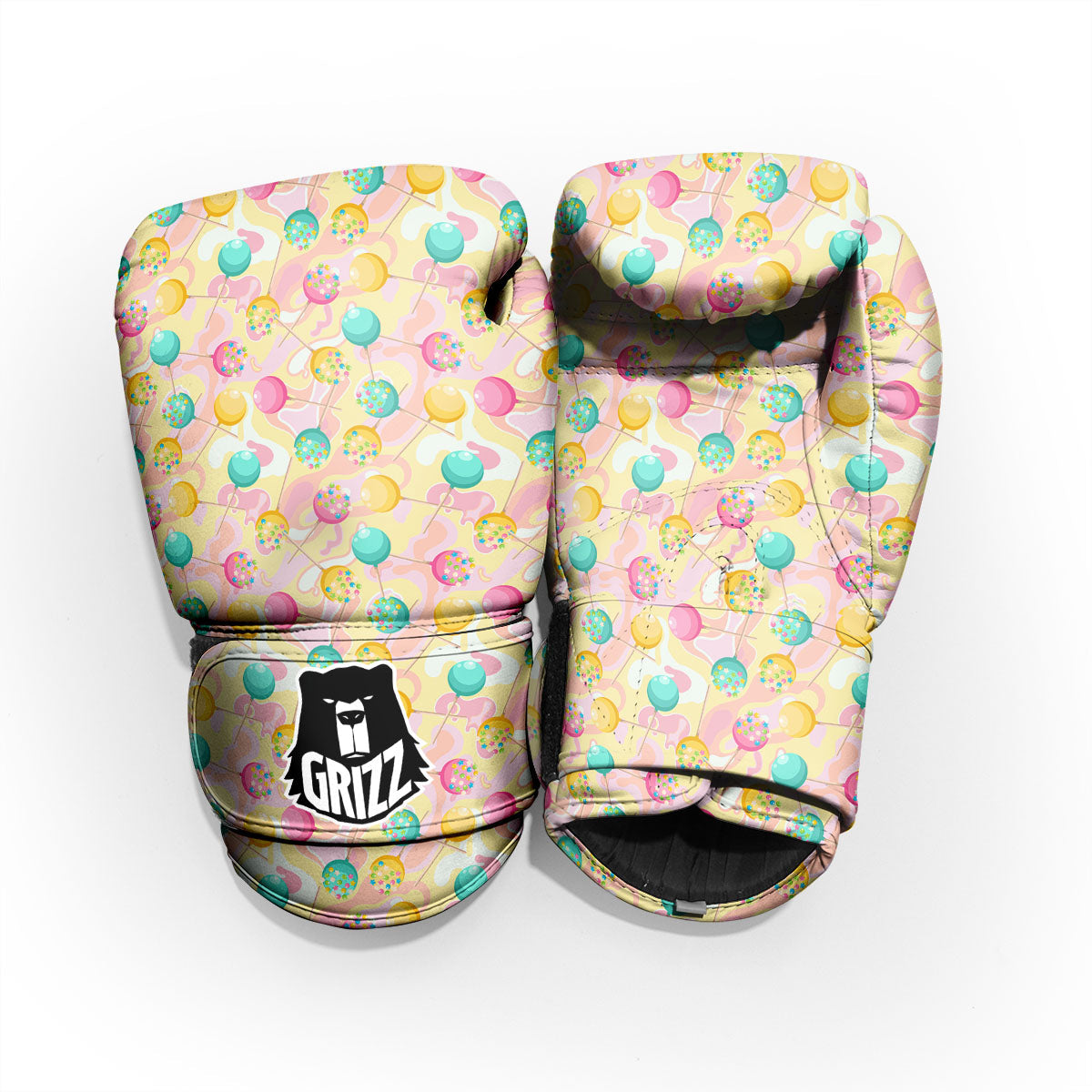 Candy And Colorful Lollipop Print Pro Boxing Glove