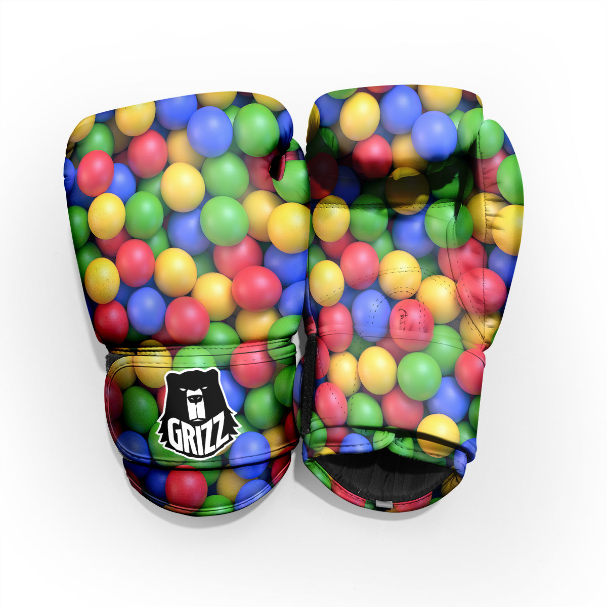 Candy Ball Colorful Print Pro Boxing Glove