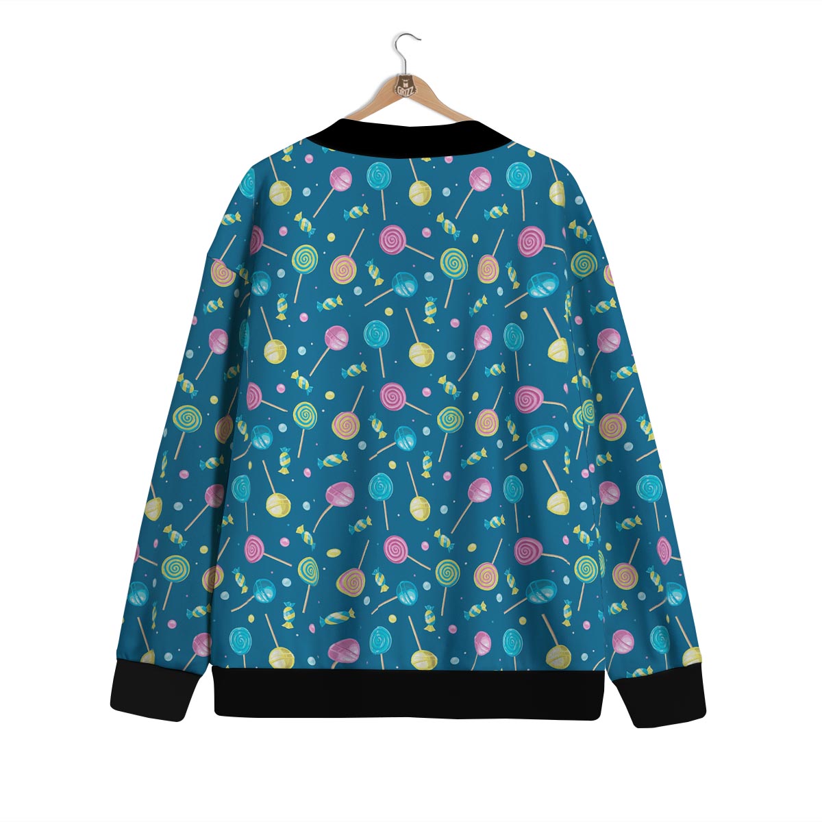 Candy Ball Sweet Print Pattern Cardigan-grizzshop