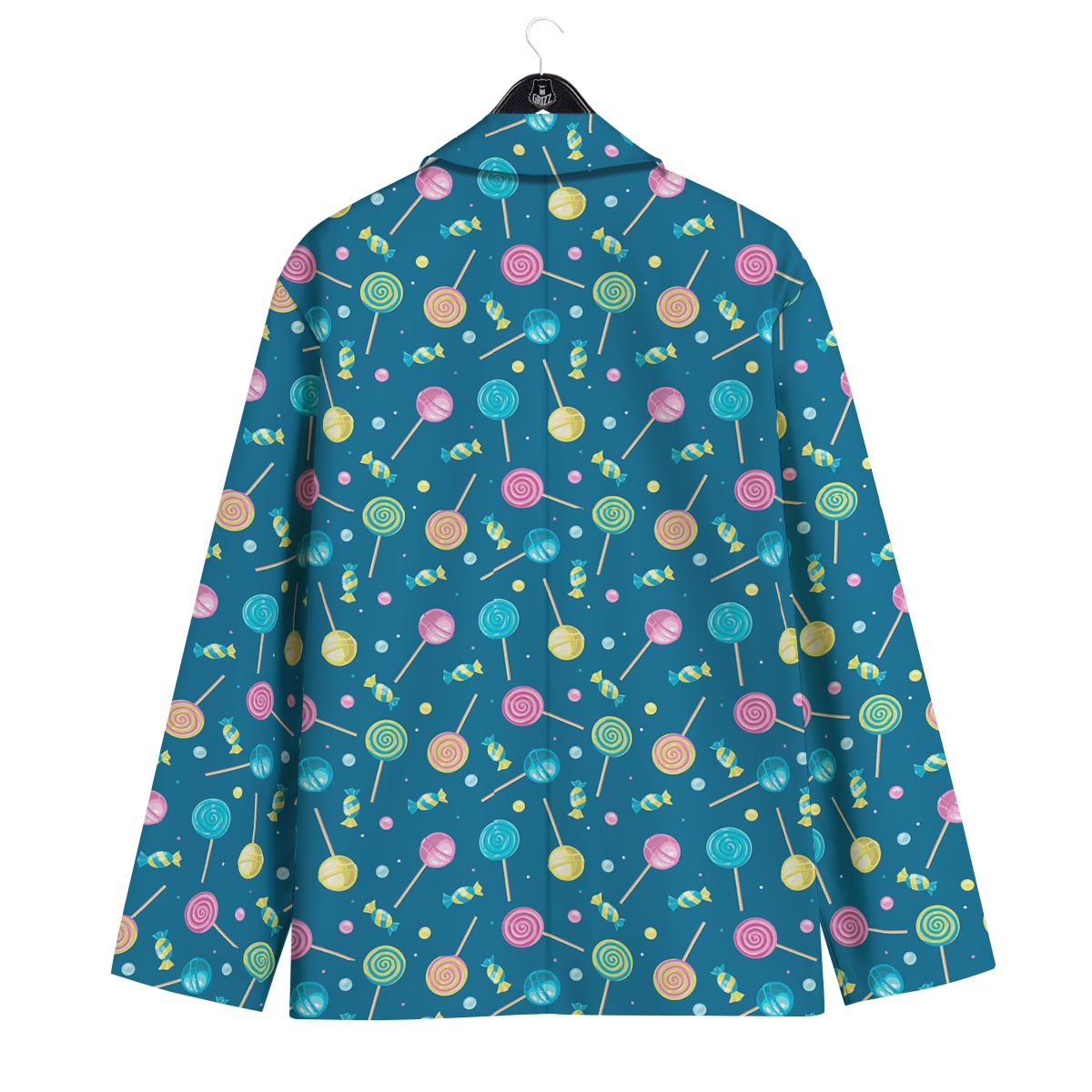 Candy Ball Sweet Print Pattern Men's Sport Coat-grizzshop