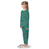 Candy Cane Merry Christmas Print Pattern Kid's Pajamas-grizzshop