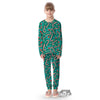 Candy Cane Merry Christmas Print Pattern Kid's Pajamas-grizzshop