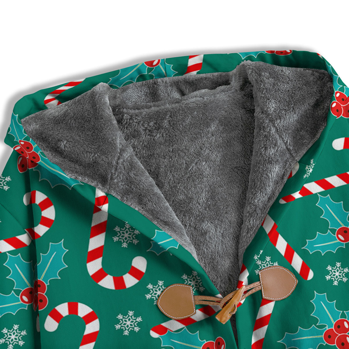 Candy Cane Merry Christmas Print Pattern Men's Windbreaker Jacket-grizzshop