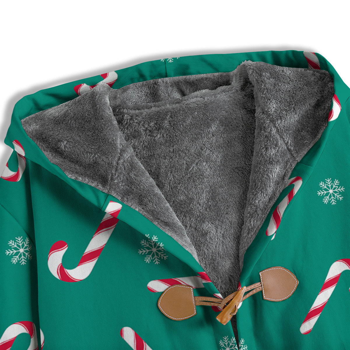 Candy Cane Xmas Print Pattern Men's Windbreaker Jacket-grizzshop