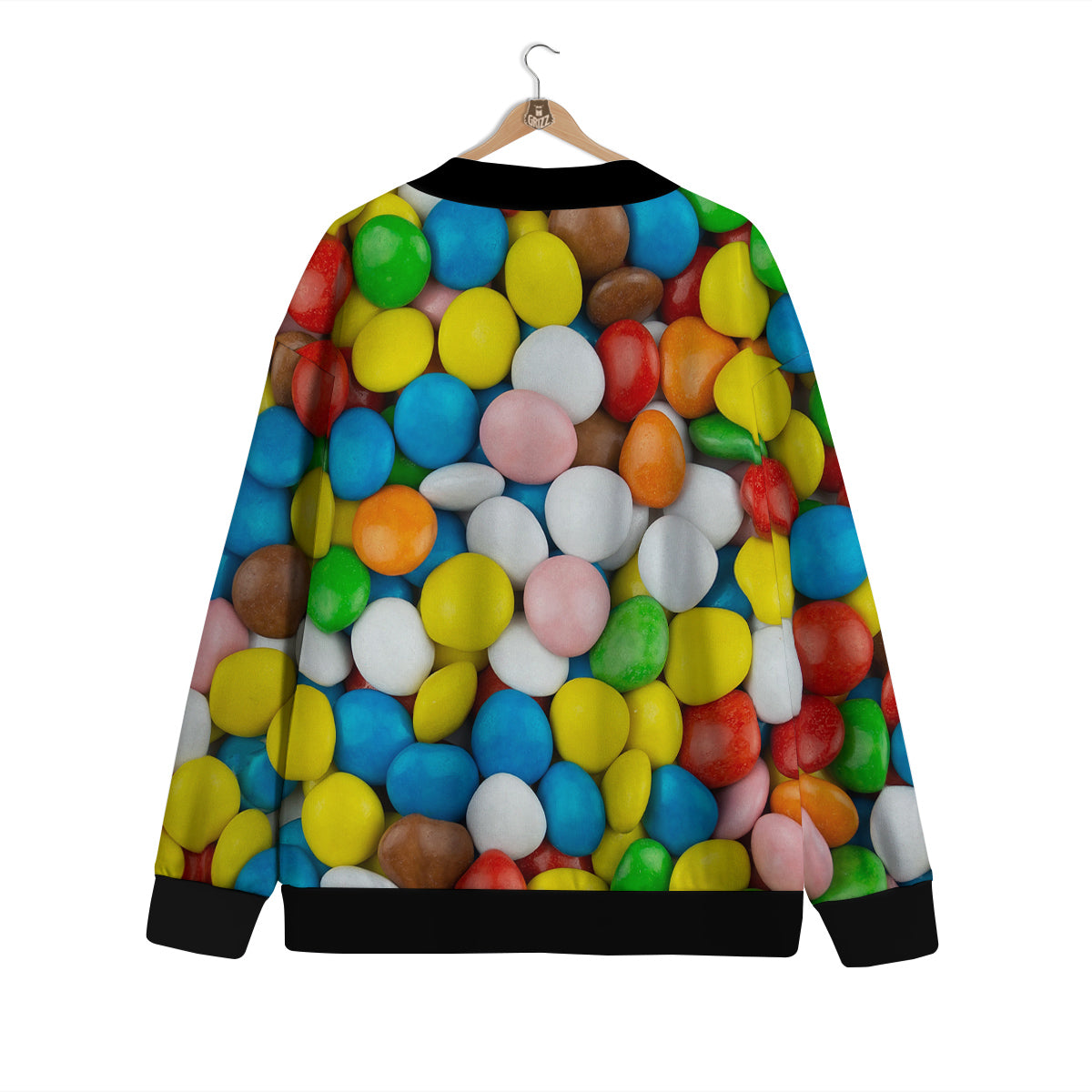 Candy Chocolate Colorful Print Cardigan-grizzshop